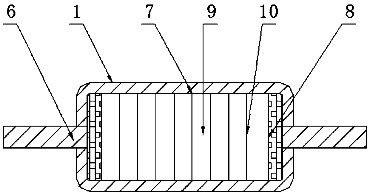 A chip-type high-voltage silicon stack and its production process