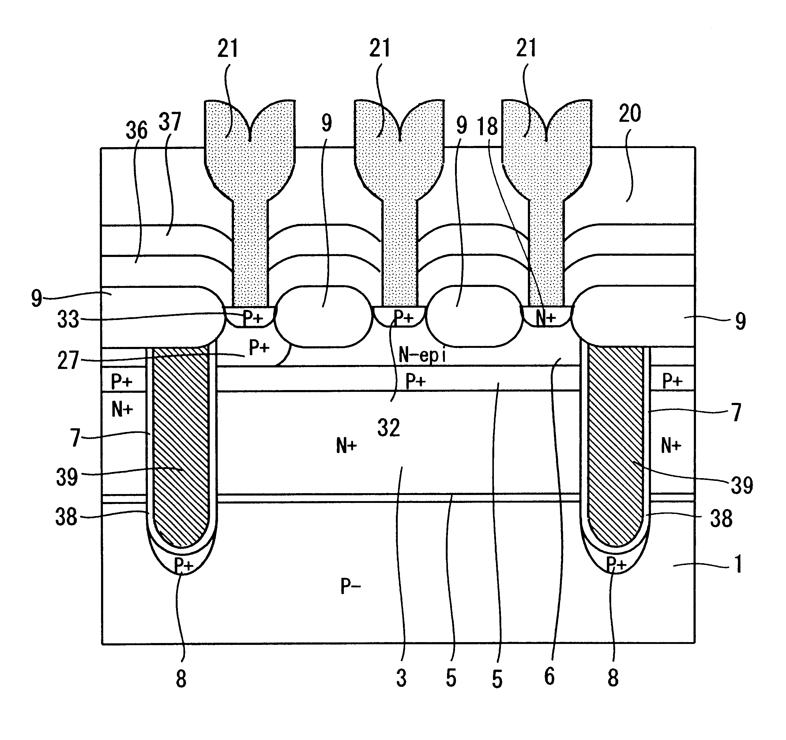 Vertical PNP bipolar transistor