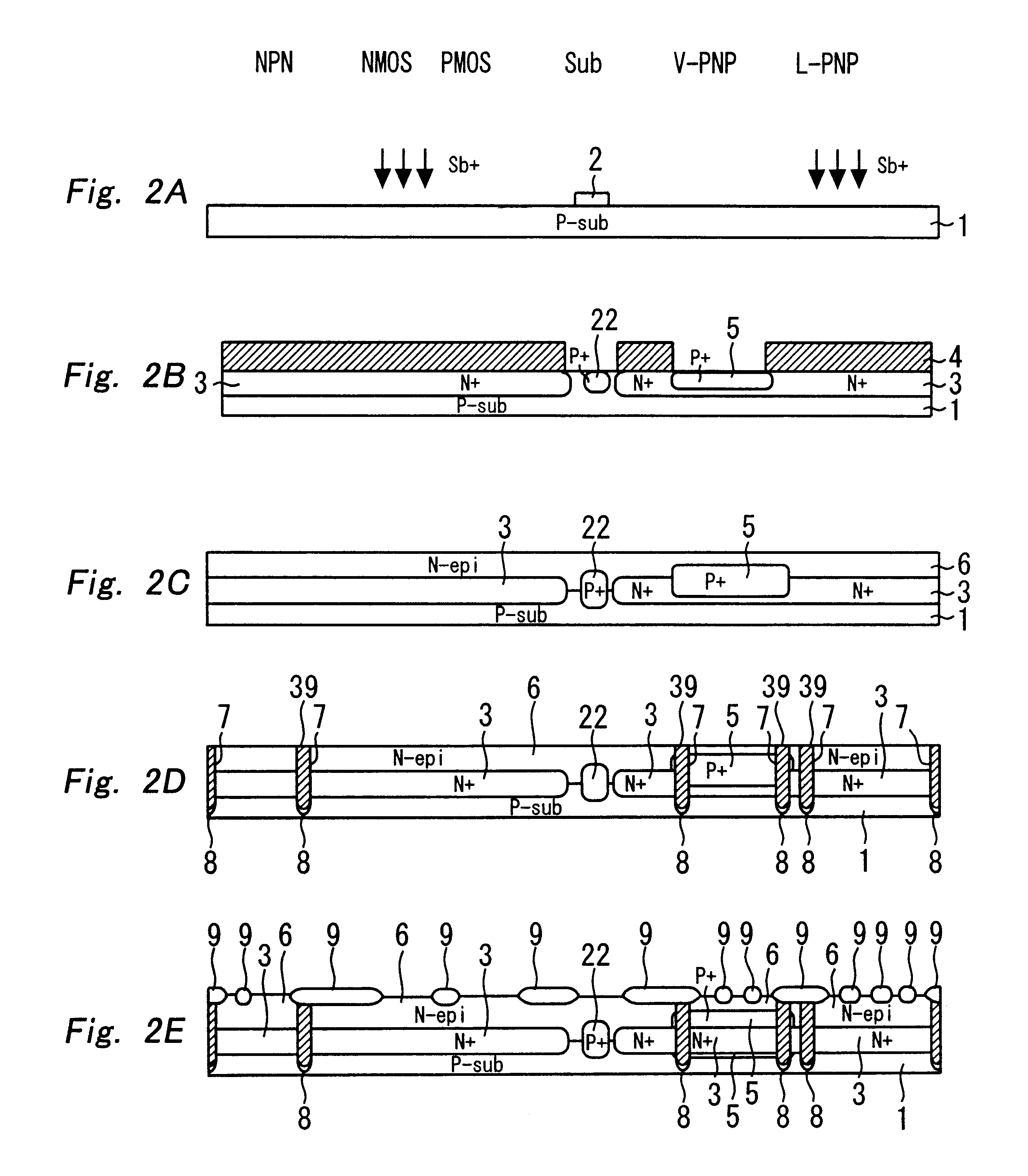 Vertical PNP bipolar transistor