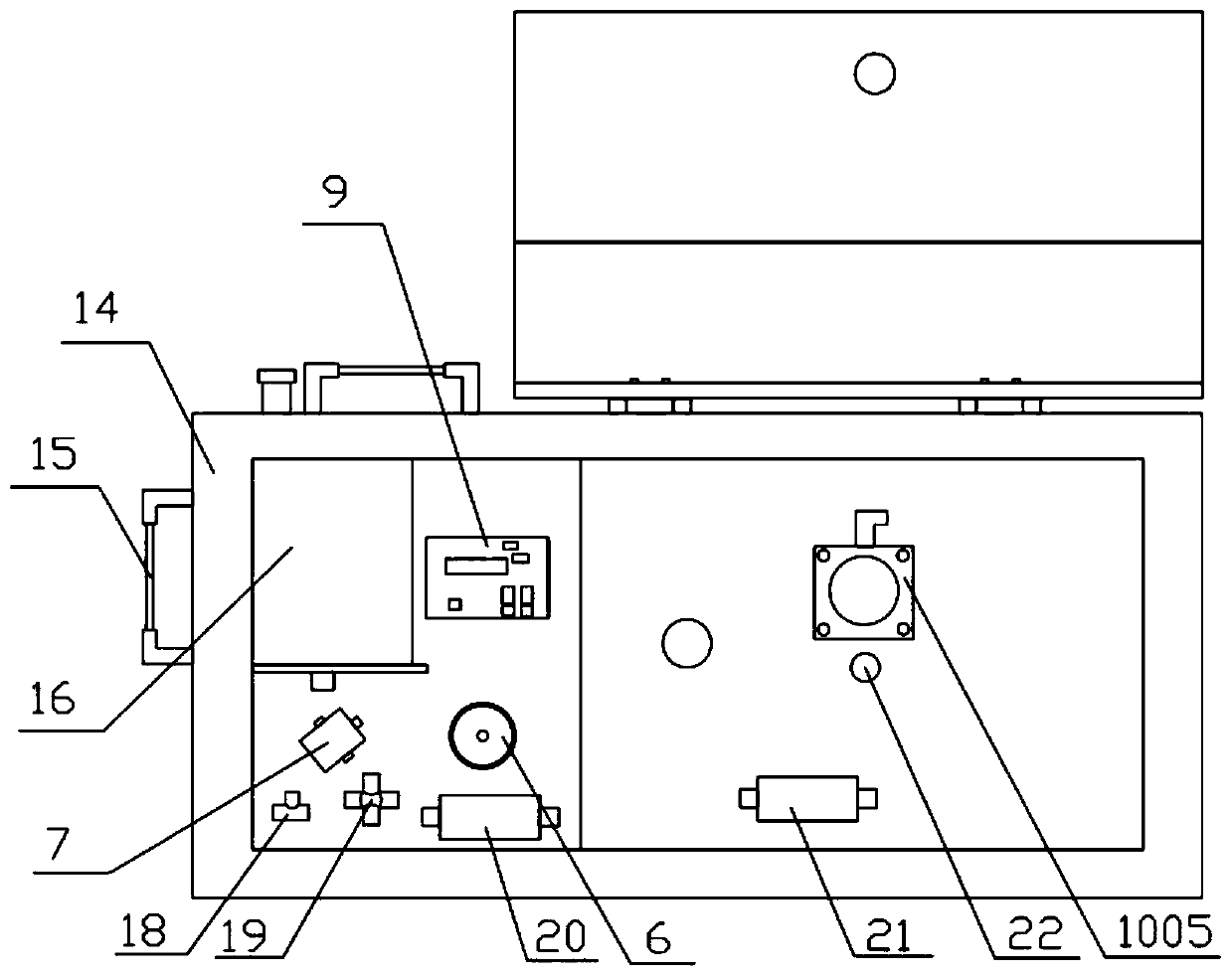 Medical mask synthetic blood penetration resistance tester and detection method thereof