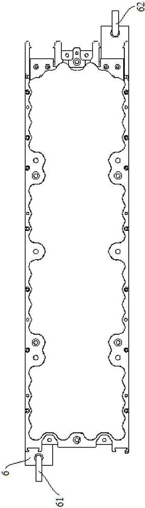 Battery module and vehicle provided with same