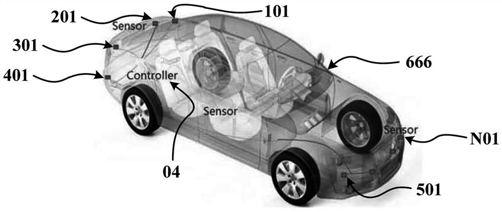 Equipment monitoring method and device, medium, sensor, controller and vehicle