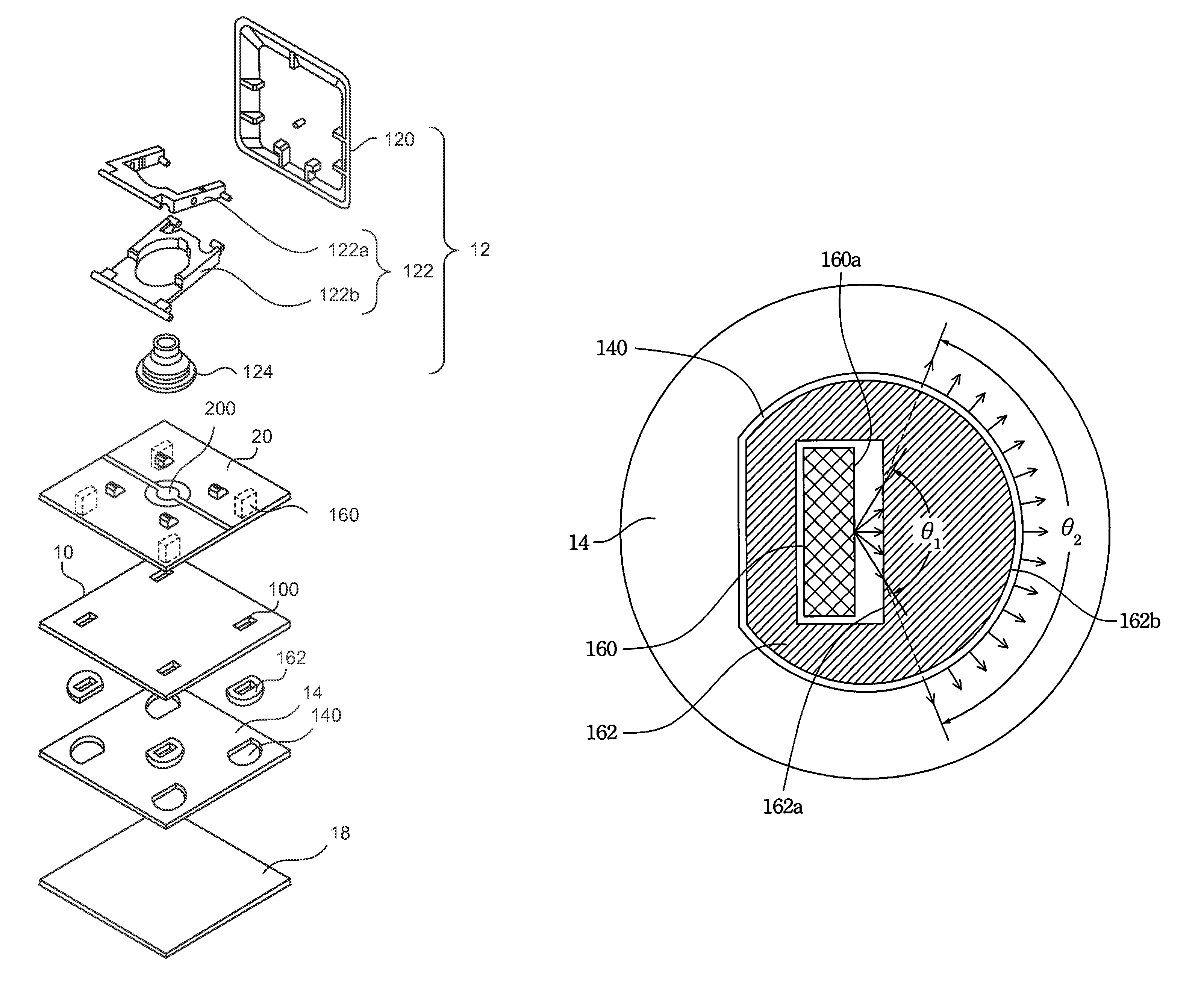 Luminescent keyswitch module and keyboard thereof