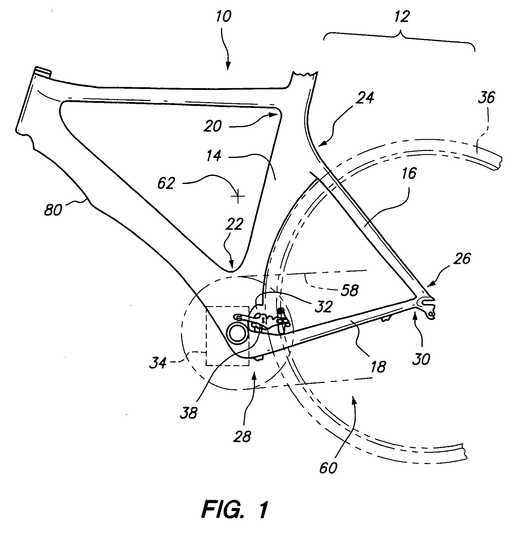 Aerodynamic time trial bike