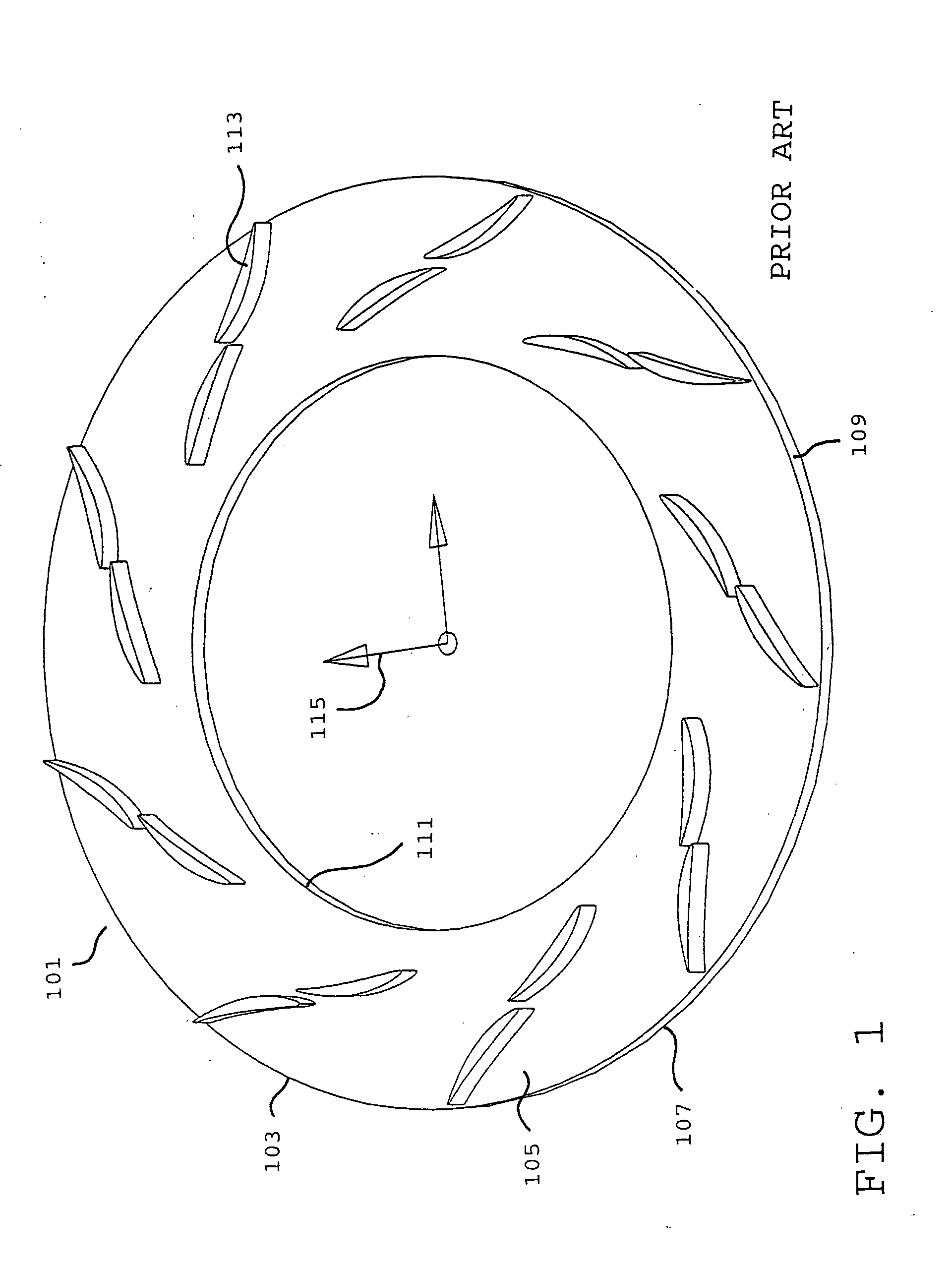 Method for the manufacture of a vaned diffuser