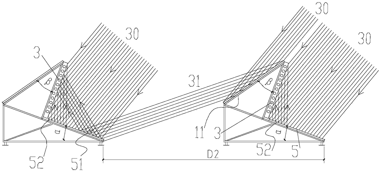 Temperature inversion type solar heat collecting device