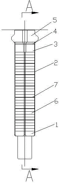 Ventilating slot structure of generator rotor