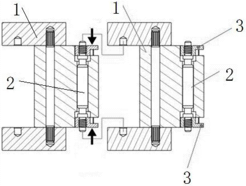 Simple dismounting and mounting structure of watchband, and watch