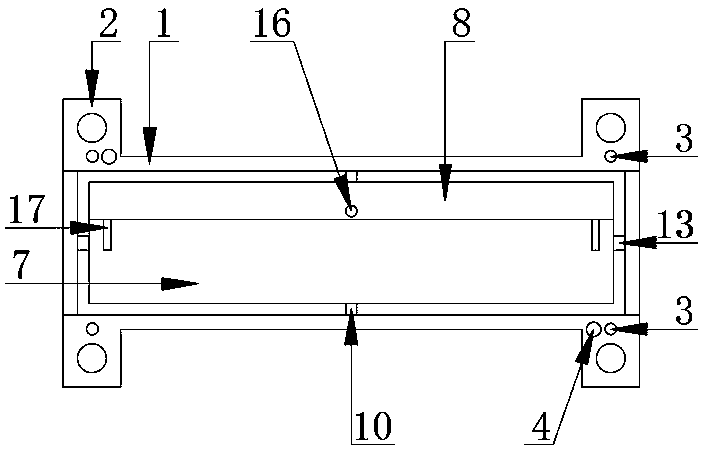 Auxiliary device for installation of vibrating wire strain gauge