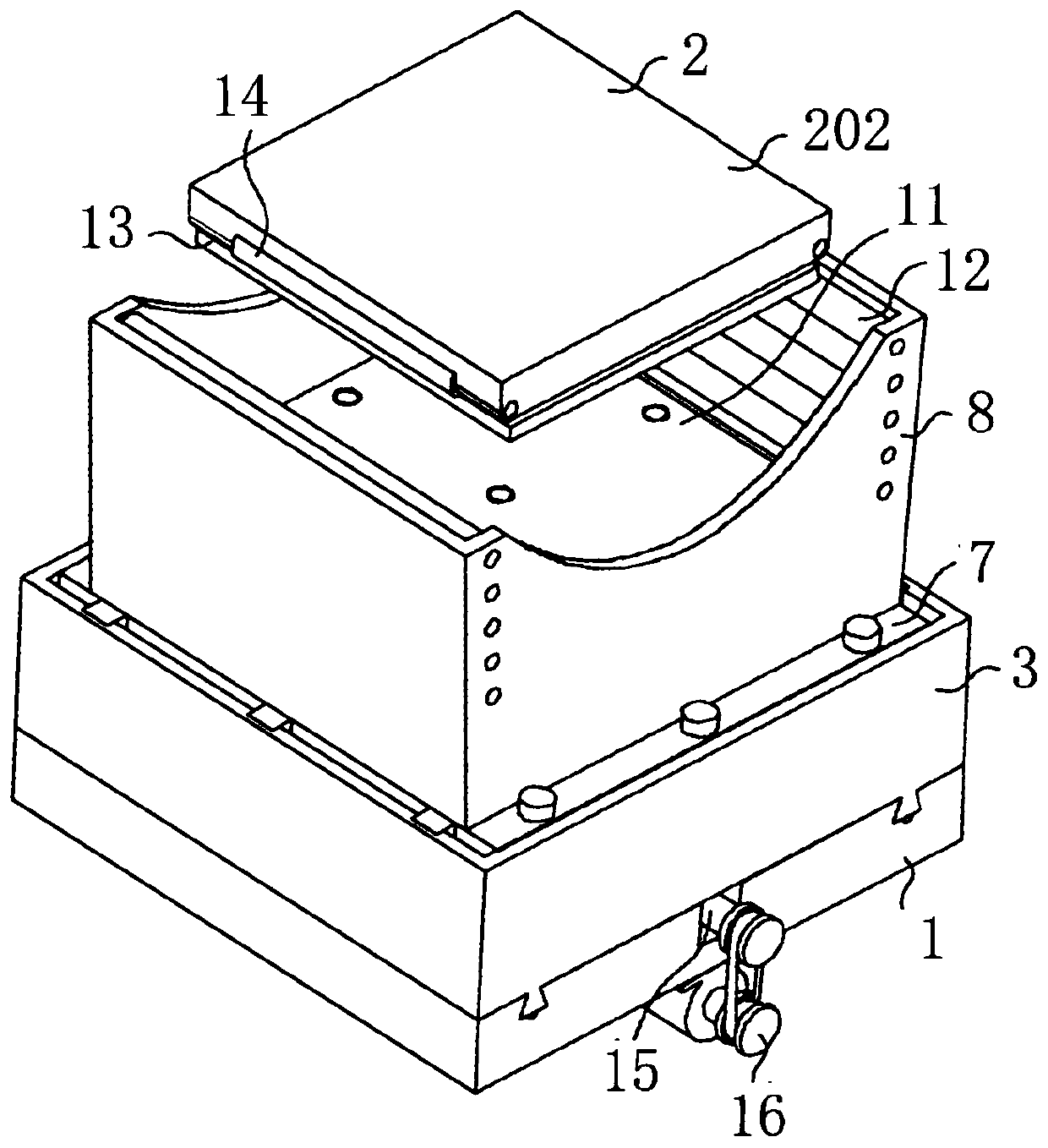 Storage transport bracket for SMD (Surface Mounted Devices)