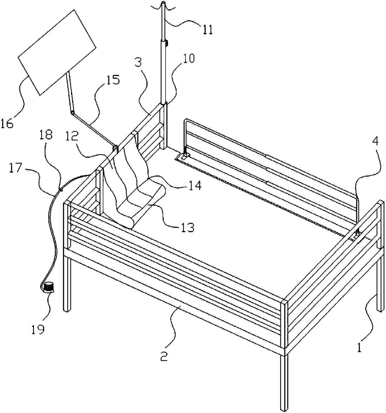 Multifunctional examination bed