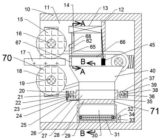 Equipment for steel bar straightening, notch flat-grinding and collecting after cutting-off