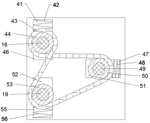 Equipment for steel bar straightening, notch flat-grinding and collecting after cutting-off