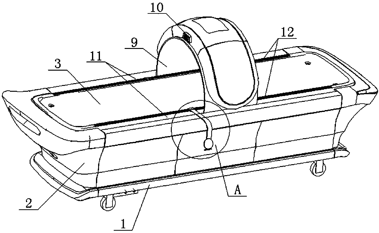 Magnetic field interaction device of magnetic resonance physiotherapy instrument