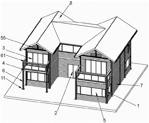 Aluminum alloy house