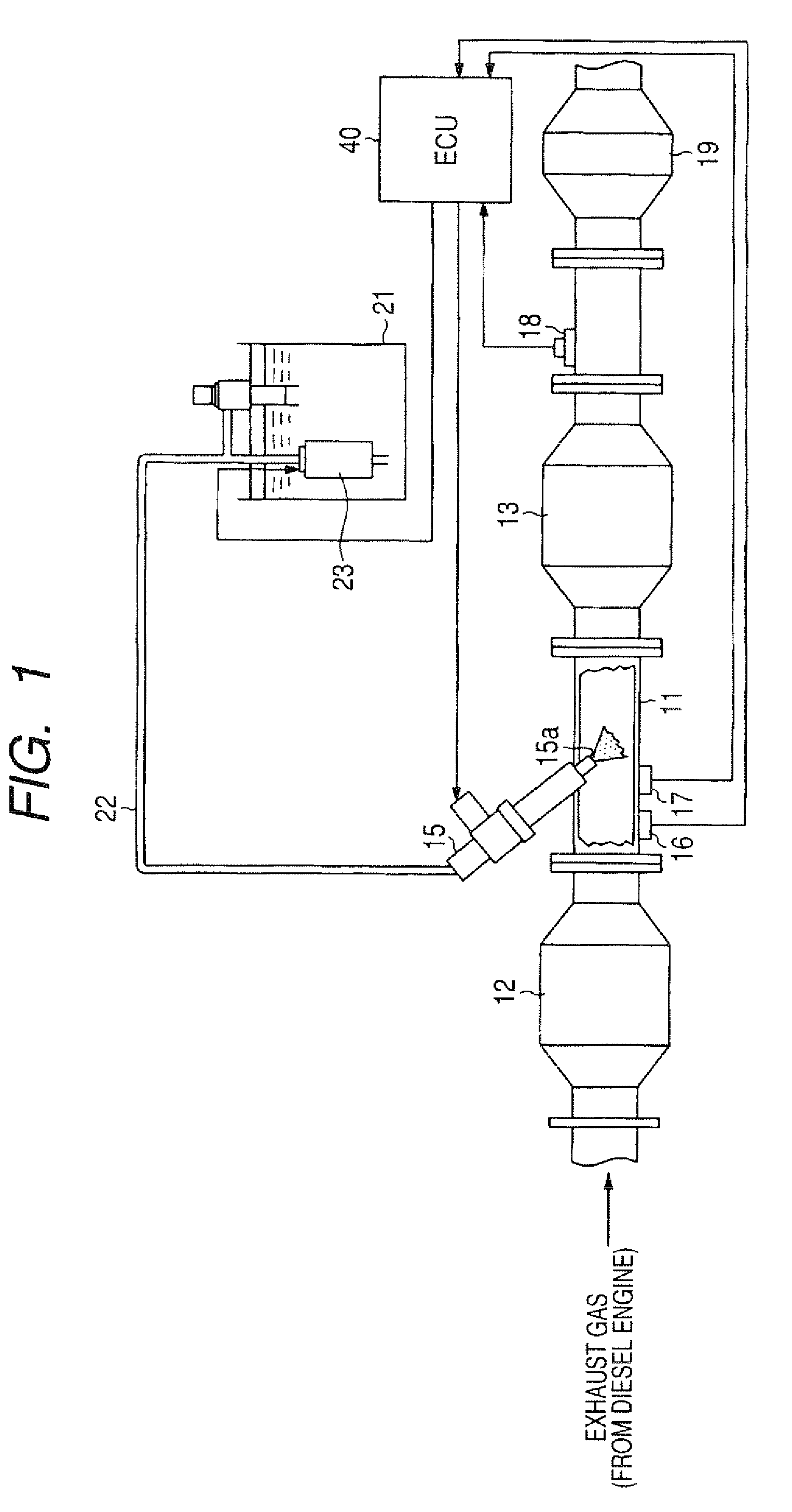 Exhaust gas purifying device for internal combustion engine