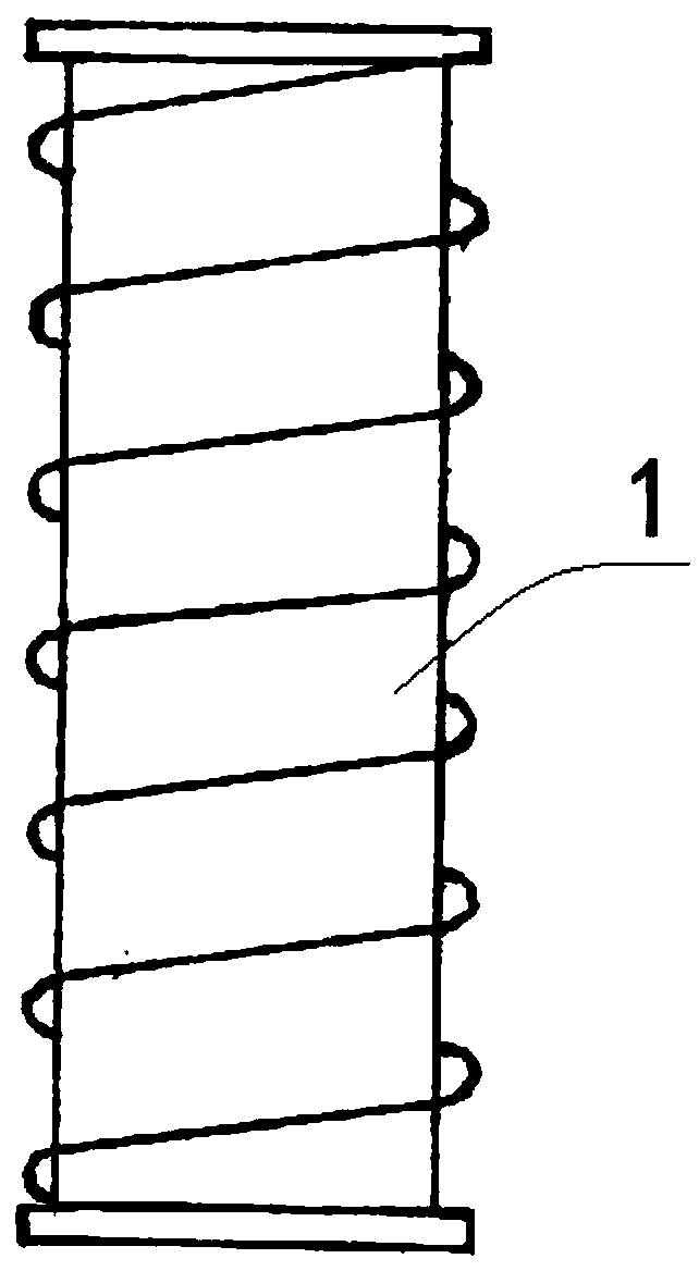 Drilling tool and construction method for long spiral compacted hole-forming bored concrete pile