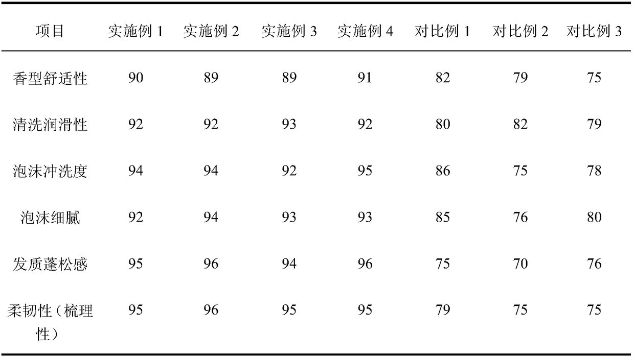 Hair care composition with comfortable lubrication and application thereof