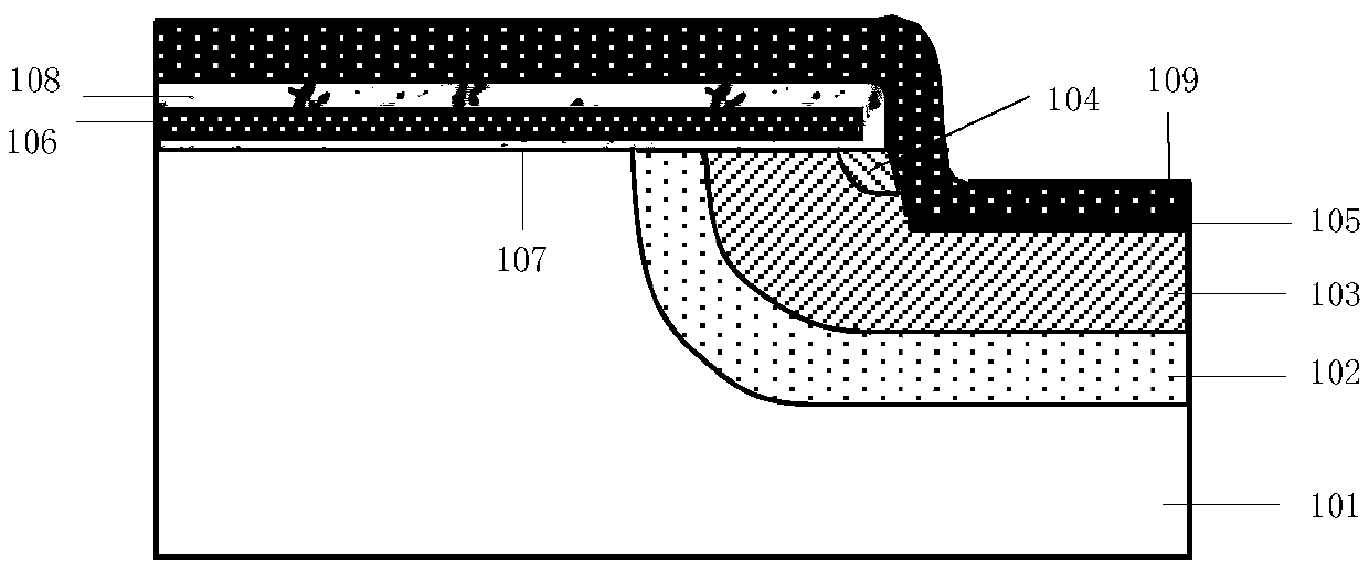 Composite grid IGBT chip with three-dimensional channel