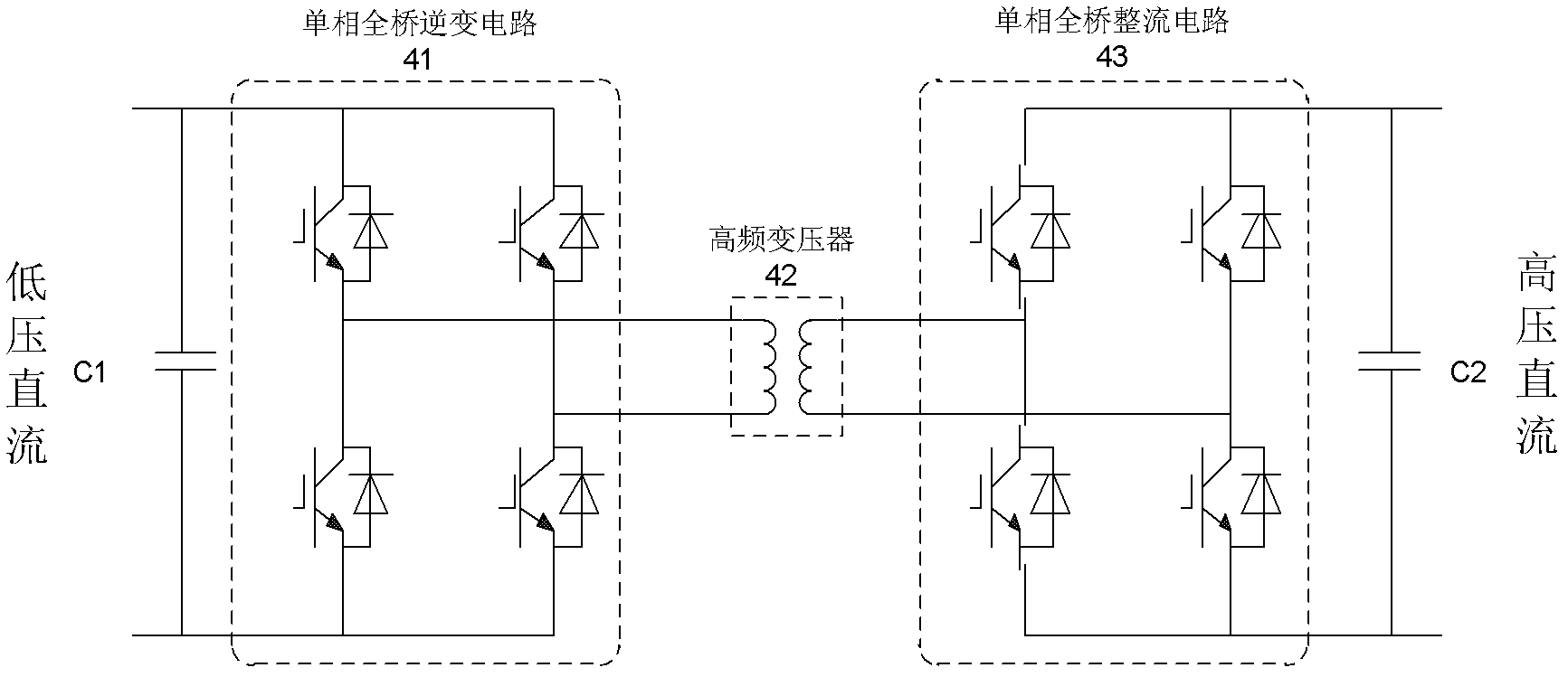 Grid connecting system of permanent magnet synchronous wind driven generator