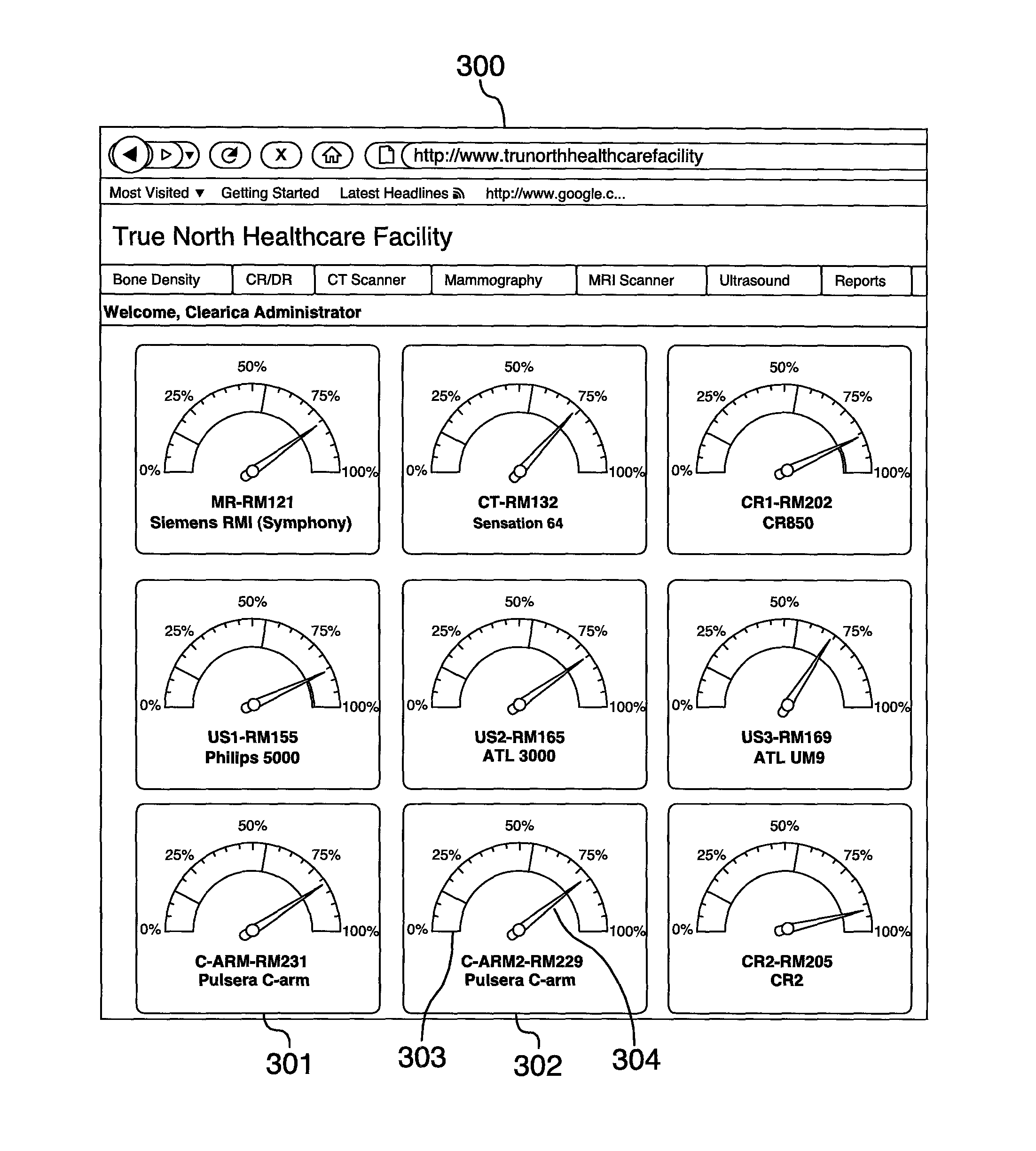 Imaging device information system and method