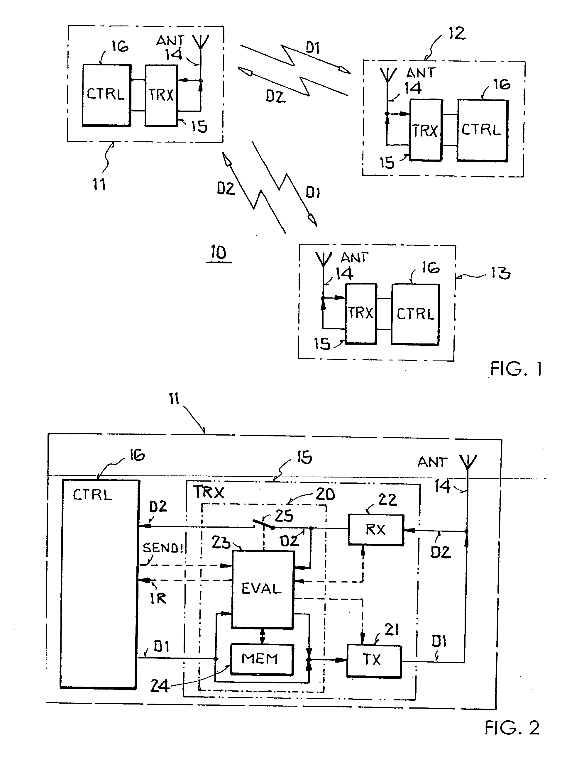 Device for transmitting and receiving