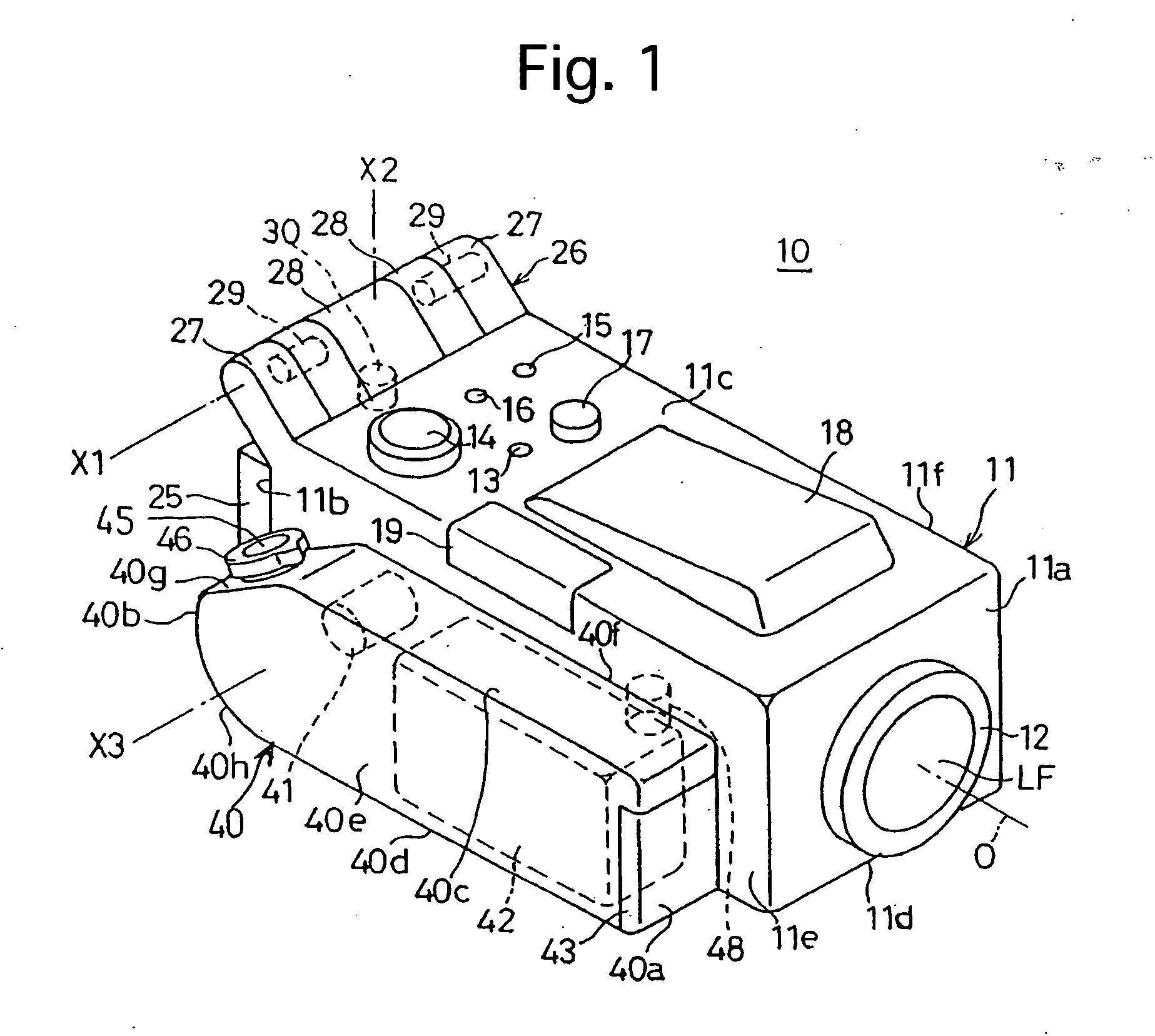 Heat radiating structure of a digital camera