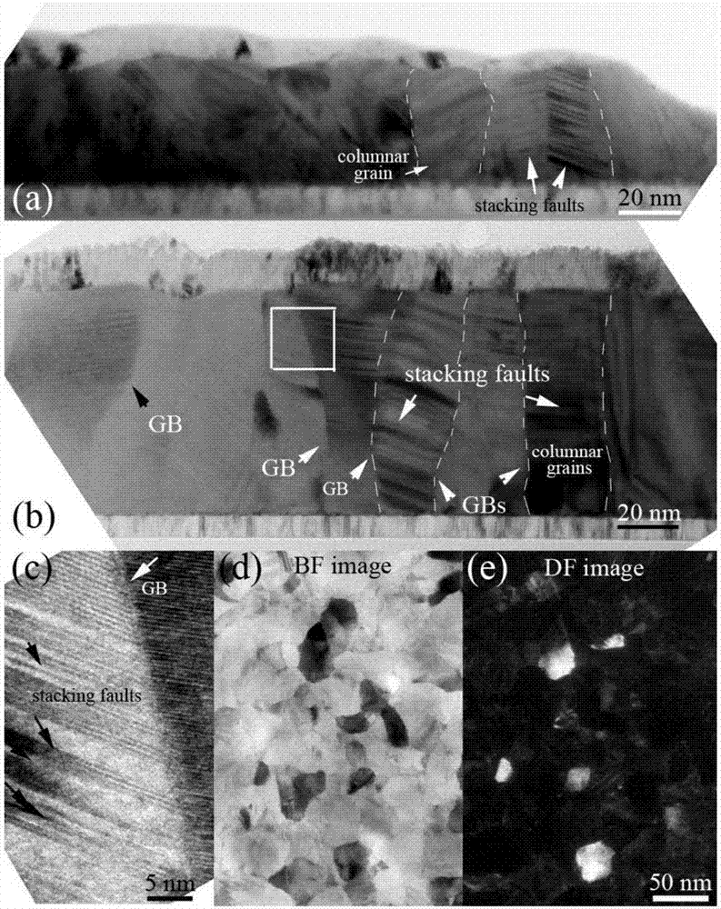 Vertical orientation strong magnetic dielectric film and preparation method thereof