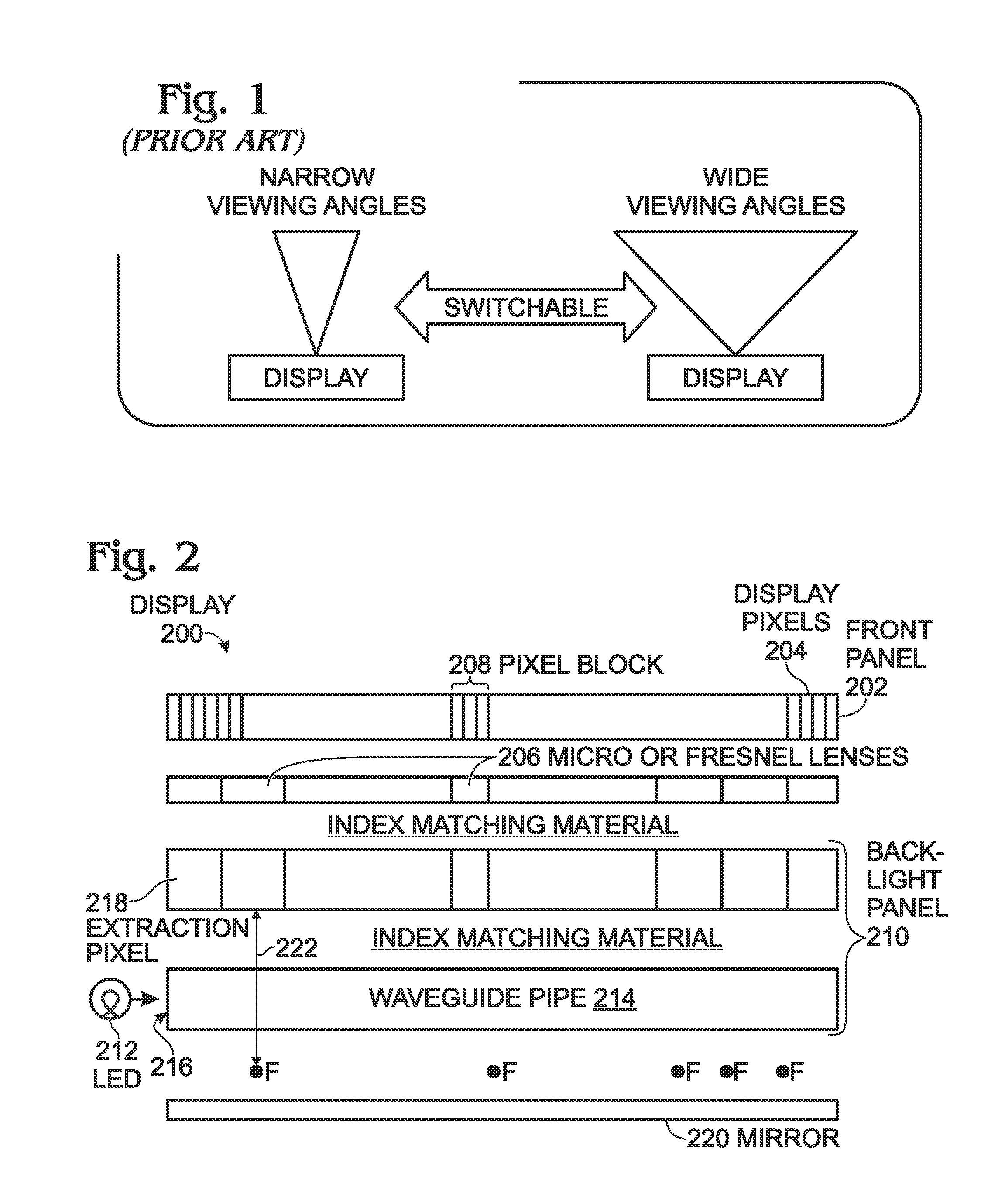 Switchable Viewing Angle Display