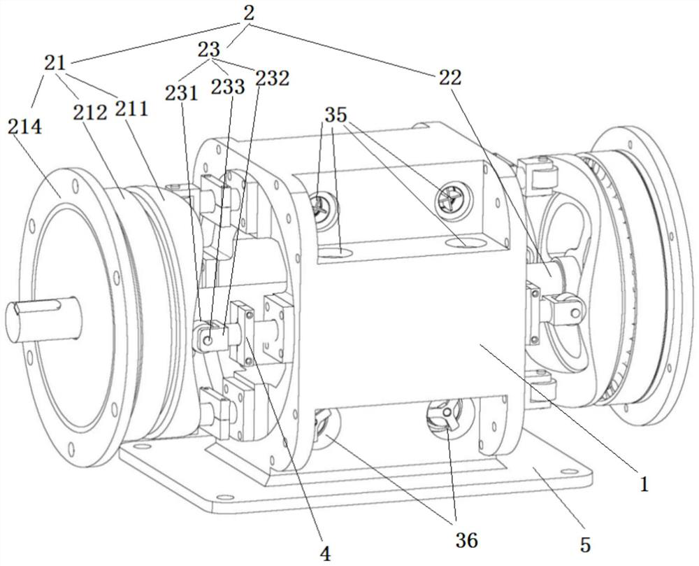 Disc cam type double-acting mud pump