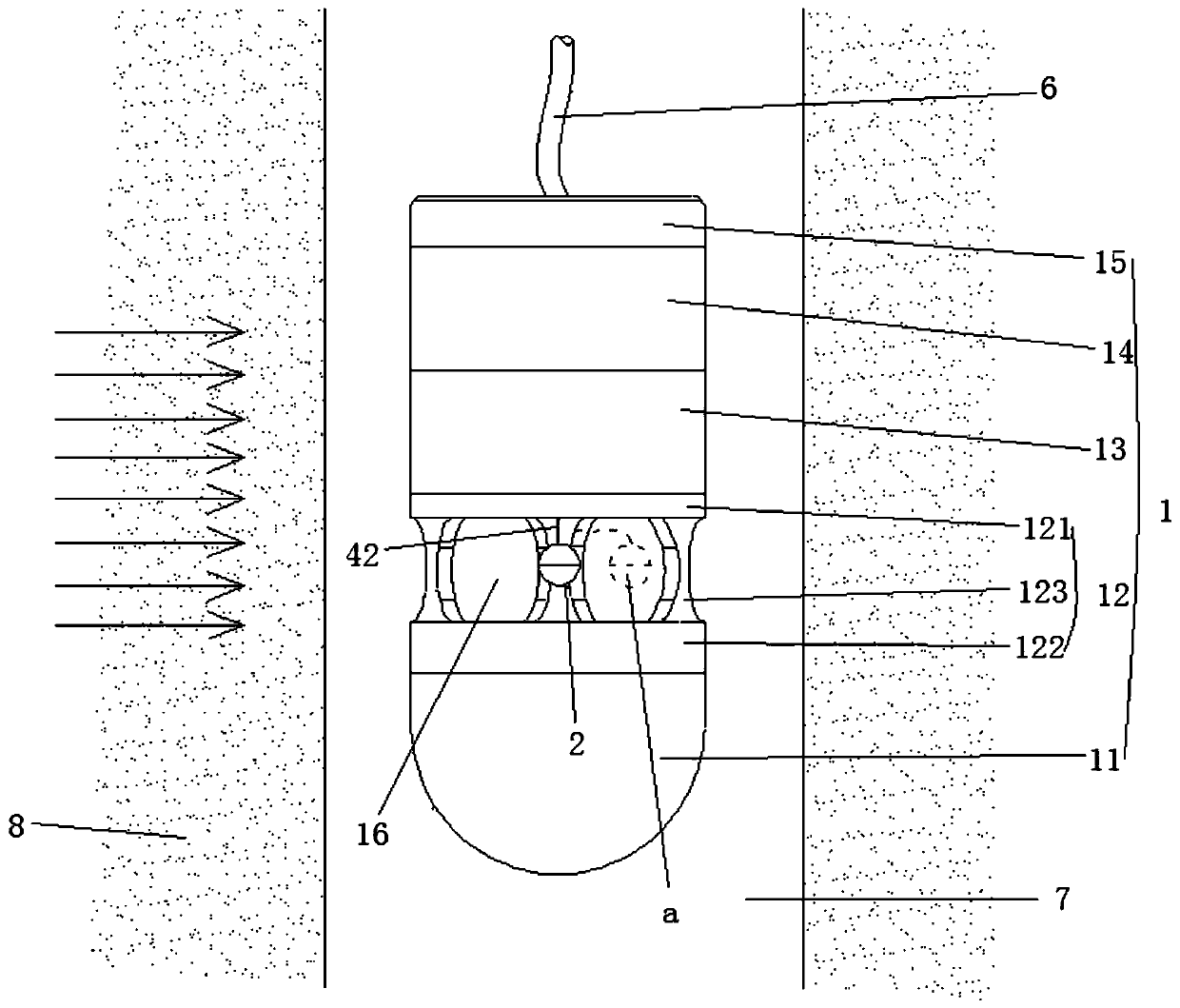 A single hole groundwater seepage vector monitoring device