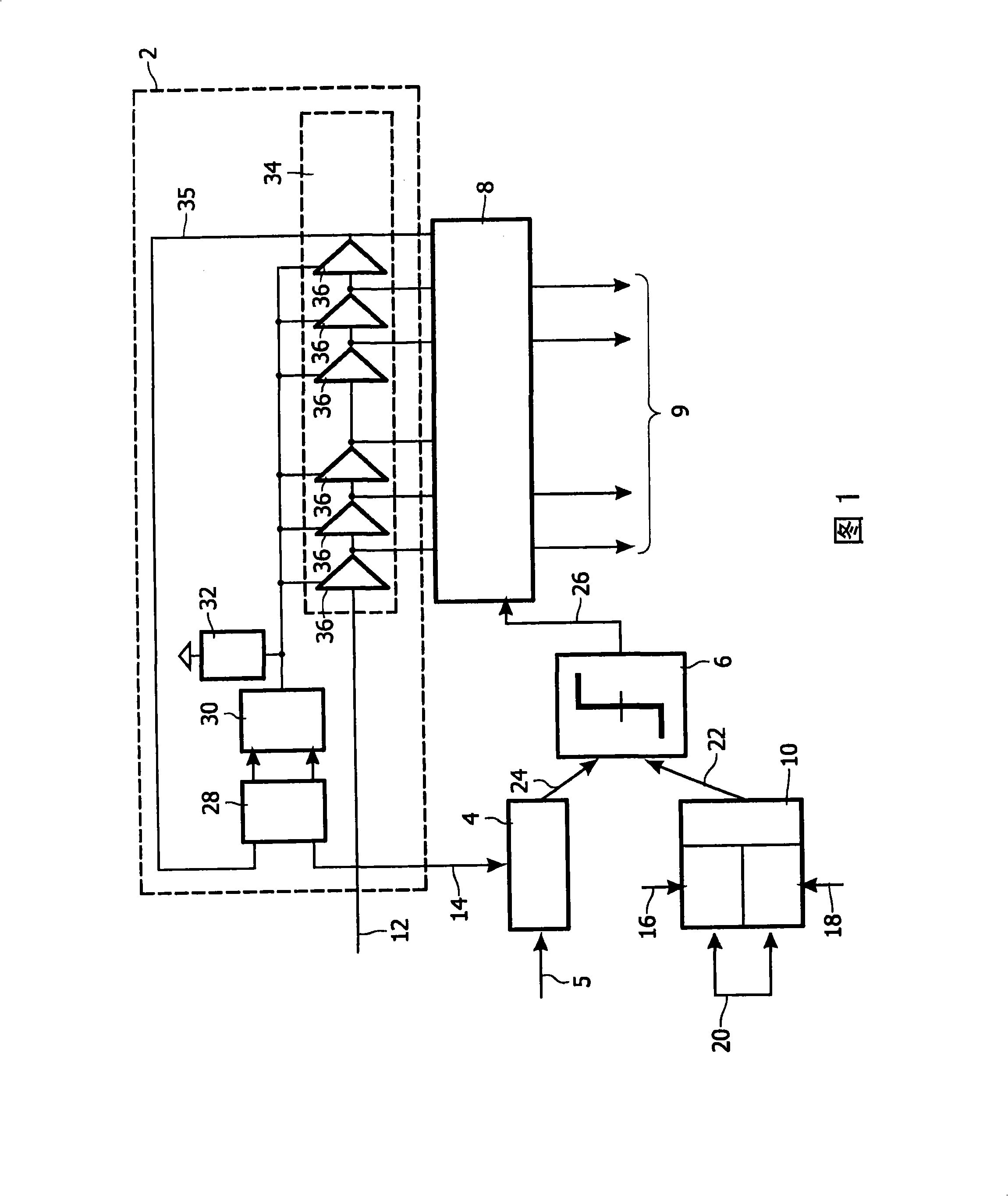 Integrating analog to digital converter