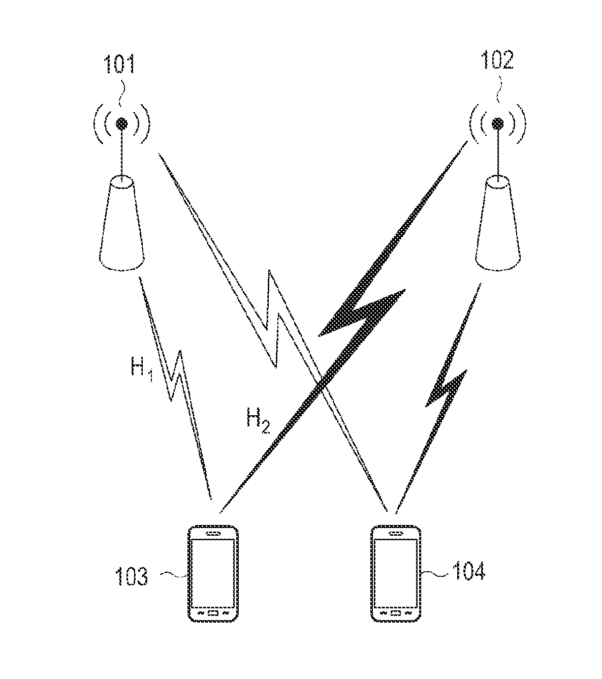 Interference cancellation scheme using constellation diagram