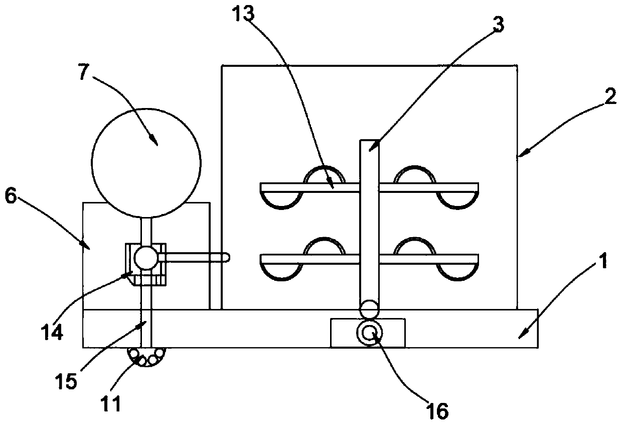 Indoor ground concrete pouring equipment