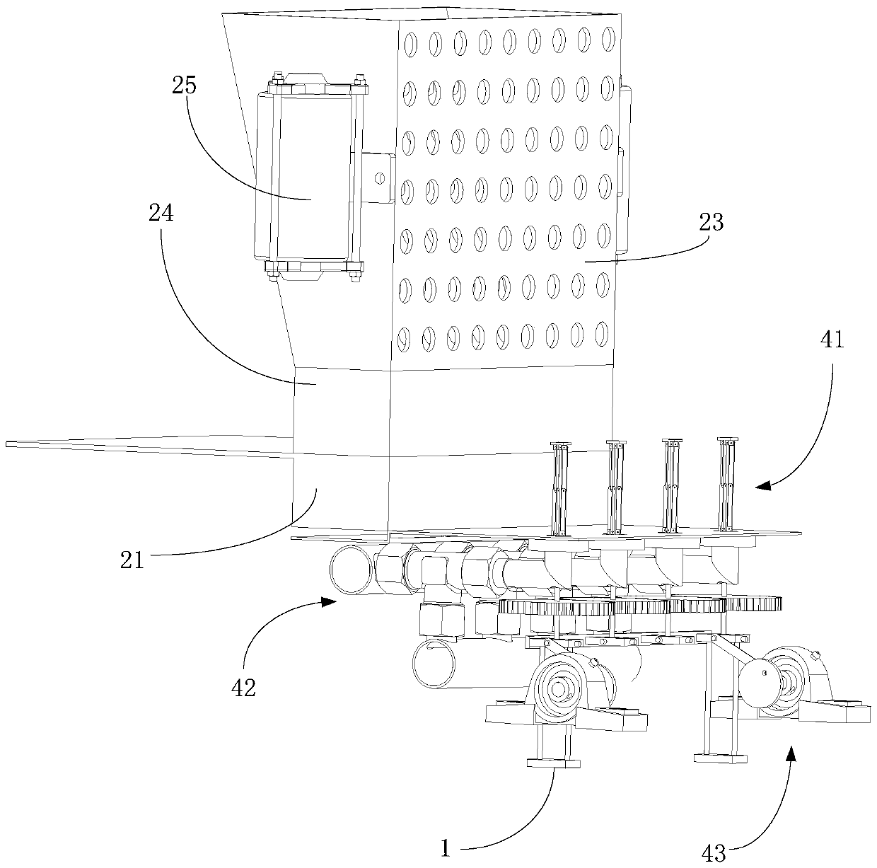 Passion fruit processing device