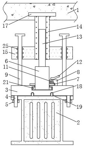 A wire slot connection structure for an information and communication computer room of an electric power company