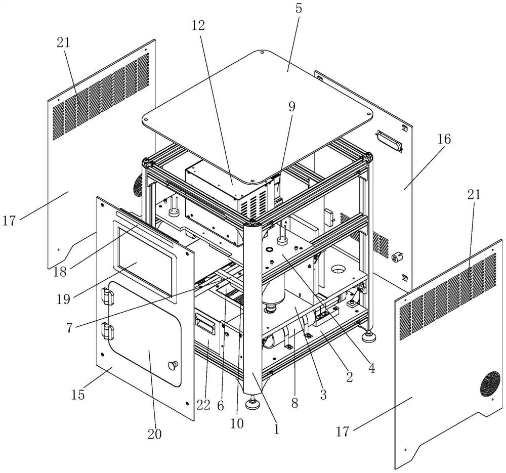 Ceramic printer and process method thereof