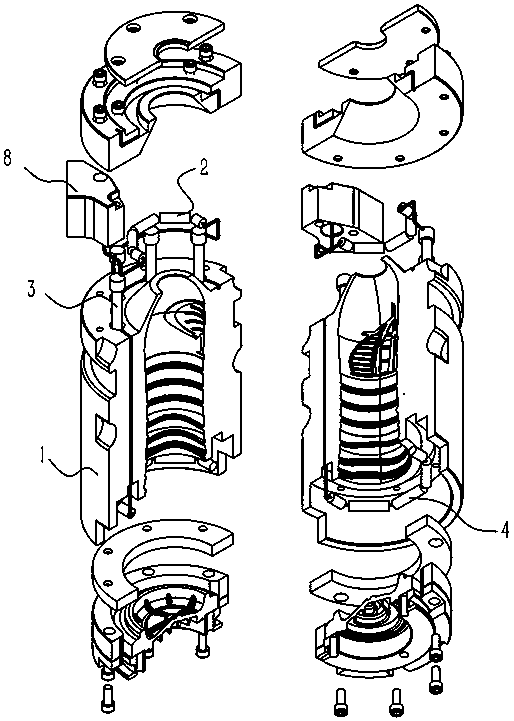 Electric heating die