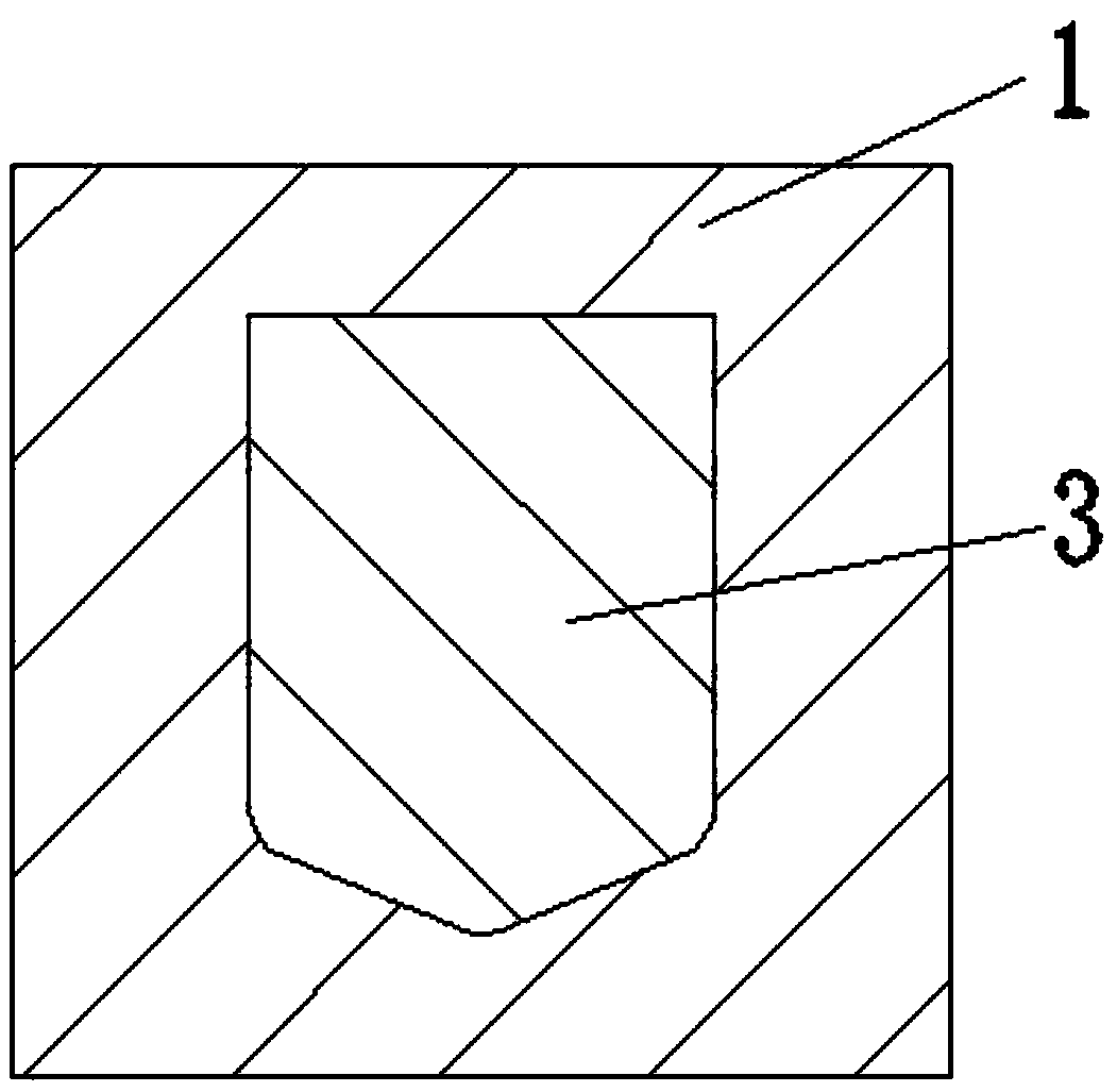 A seamless patch pocket structure