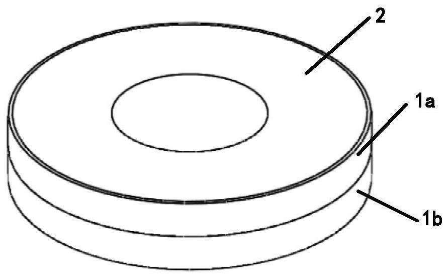 Mosaic curved disc underwater acoustic transducer