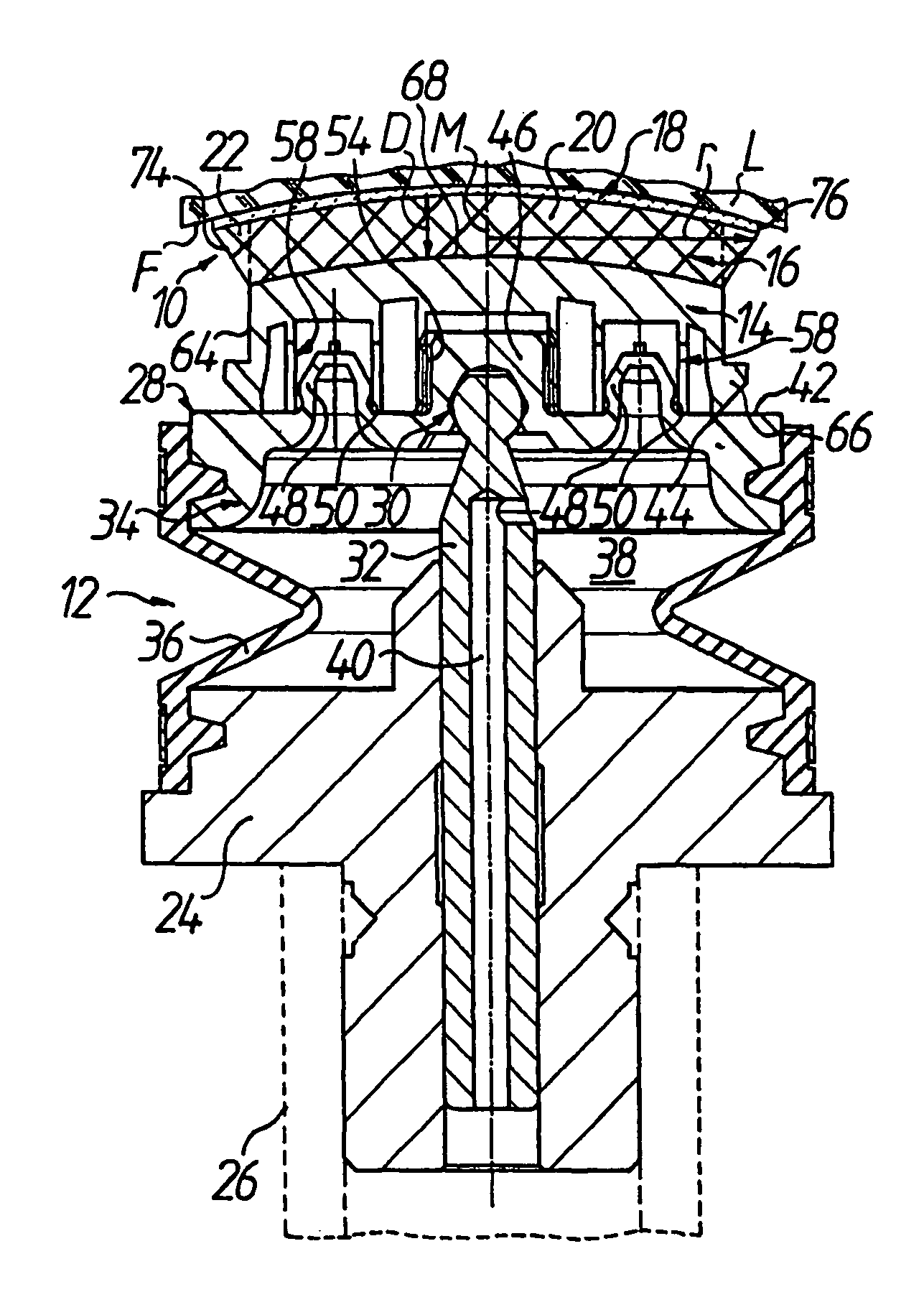 Polishing disc for a tool for the fine machining of optically active surfaces particularly on spectacle lenses and method for its production