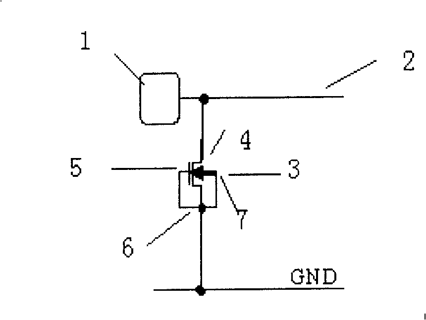 Electrostatic protection circuit in integrated circuit