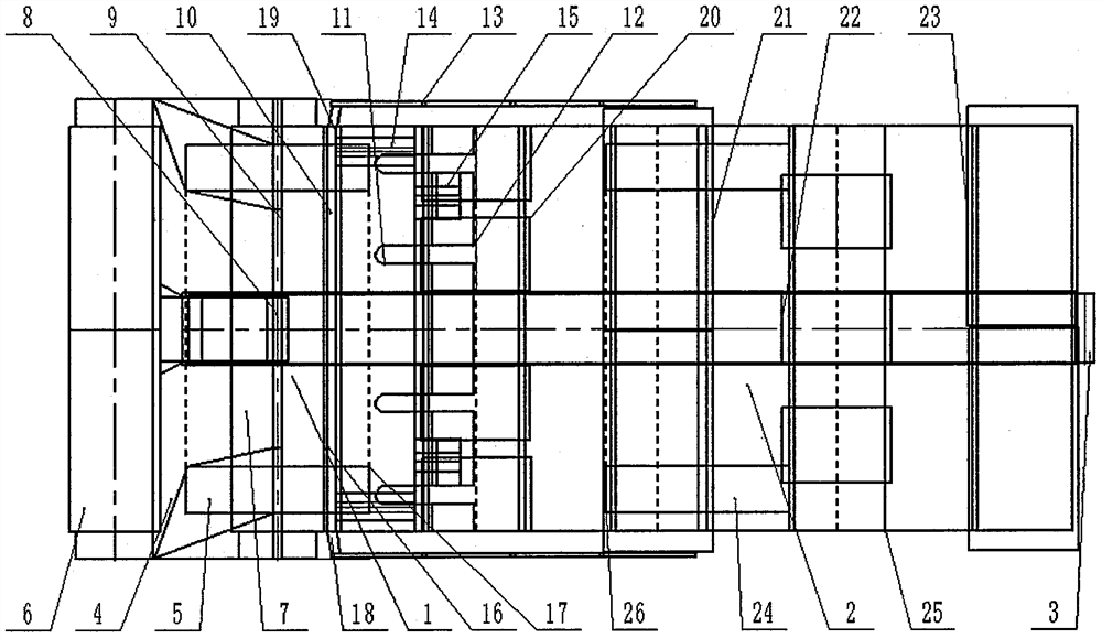 A coal mine digging and anchoring integrated machine and a method for parallel operation