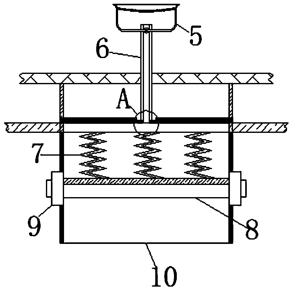 Indoor wall face tile adjustable pasting auxiliary equipment