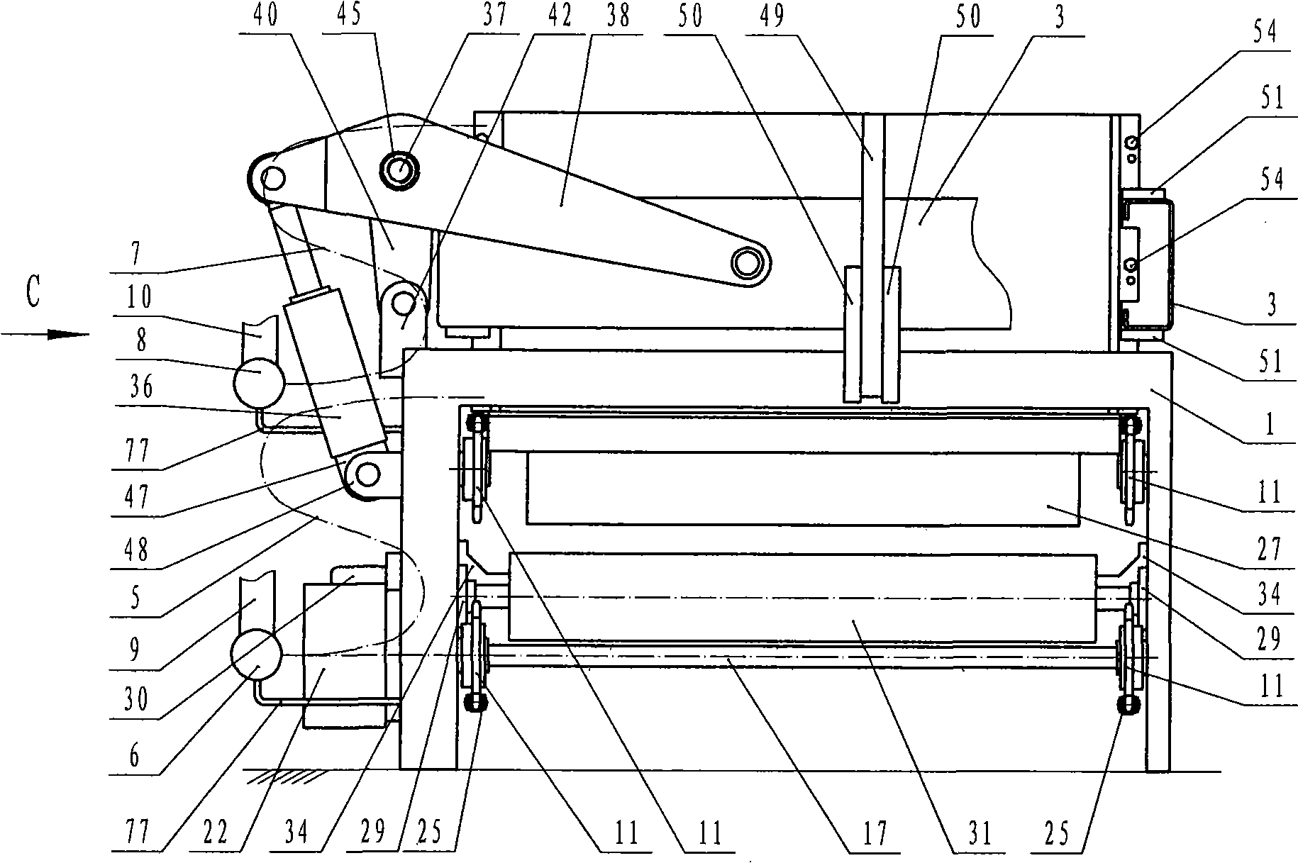 Automatic discharge vertical flat plate freezing apparatus