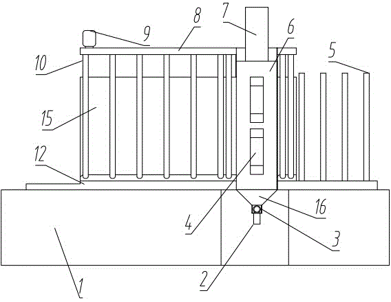 Large-scale plate shot-blasting and cleaning device