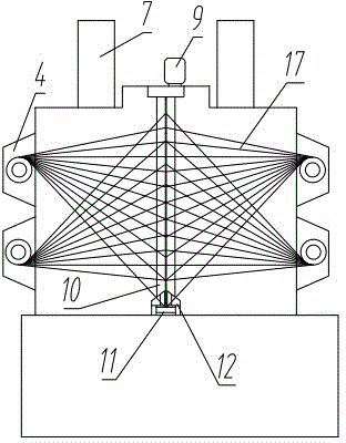 Large-scale plate shot-blasting and cleaning device