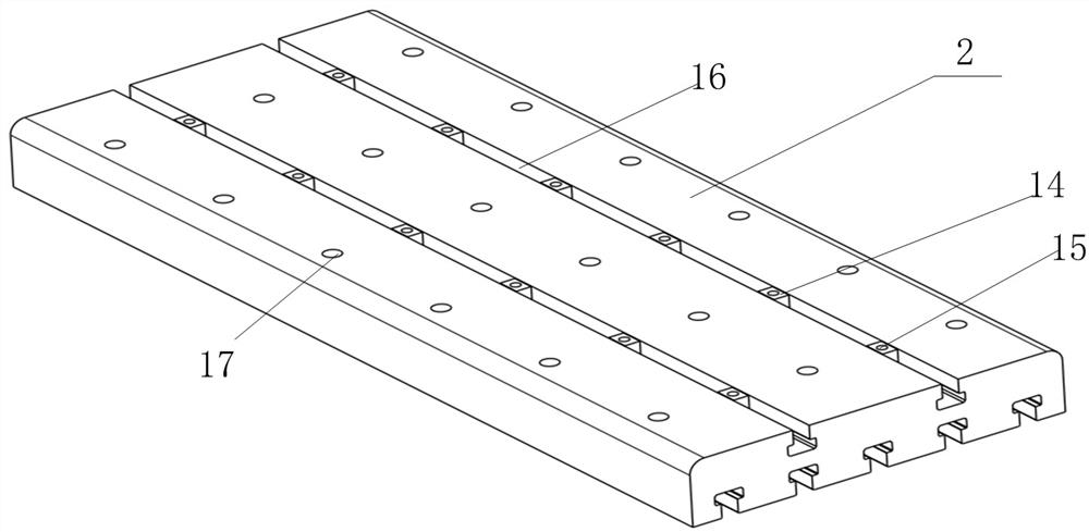 Test device for vibration test of aviation suspension launcher