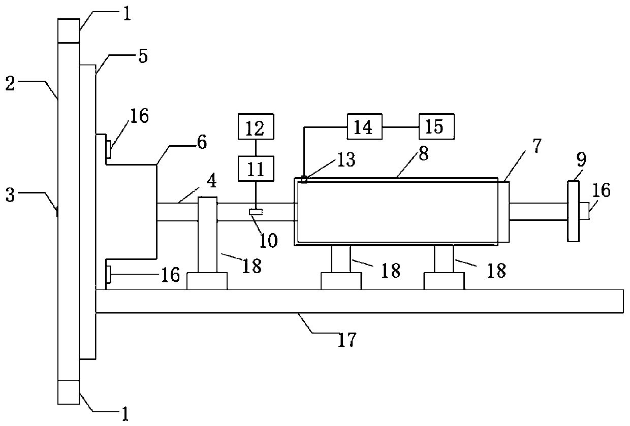 Test system for simulating transient unloading of excavation of chamber face under different geostress conditions