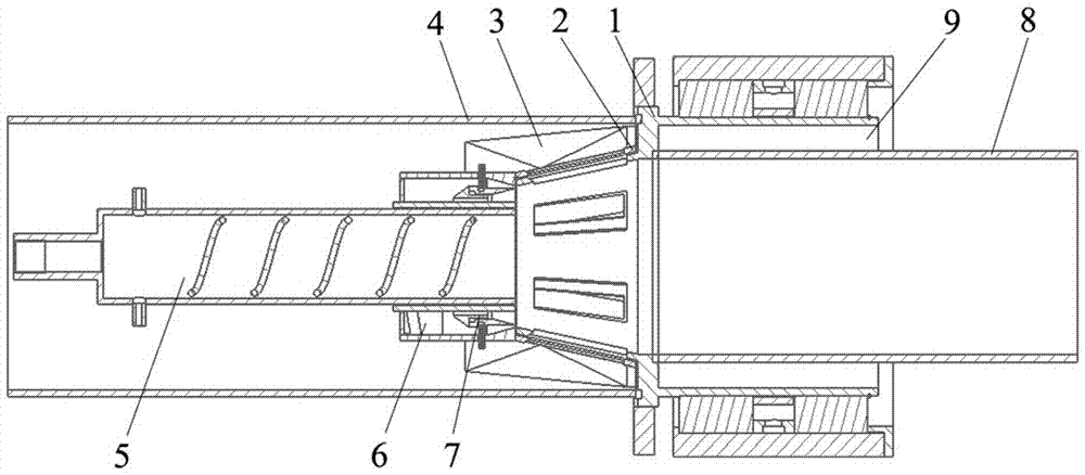 A pulse detonation combustor device based on the combination of rotary valve and pneumatic valve